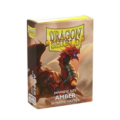 Dragon Shield Matte Japanese Size Sleeves - Amber (60 Sleeves)