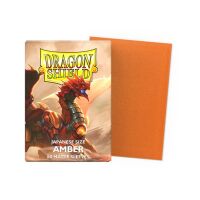 Dragon Shield Matte Japanese Size Sleeves - Amber (60 Sleeves)