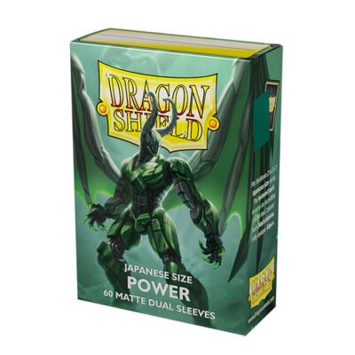 Dragon Shield Dual Matte Japanese Size Sleeves - Power (60 Sleeves)