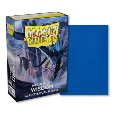 Dragon Shield Dual Matte Japanese Size Sleeves - Wisdom...