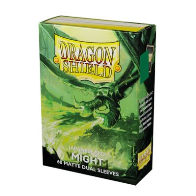 Dragon Shield Dual Matte Japanese Size Sleeves - Might (60 Sleeves)