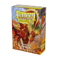 Dragon Shield Dual Matte Japanese Size Sleeves - Ember (60 Sleeves)