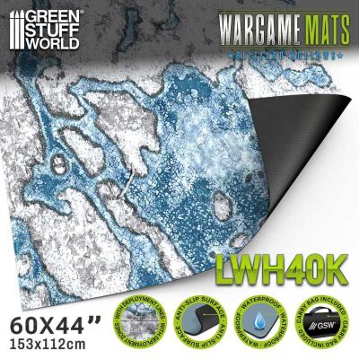 Blizzard Hollows Neoprenmatte 44x60 mit Aufstellungszonen...