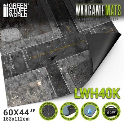 Ground Zero District Neoprenmatte 44x60 mit...