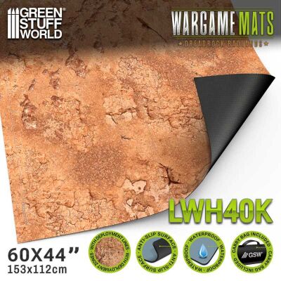 Dreadrock Badlands Neoprenmatte 44x60 mit...