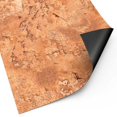 Dreadrock Badlands Neoprenmatte 44x60 mit Aufstellungszonen Detail
