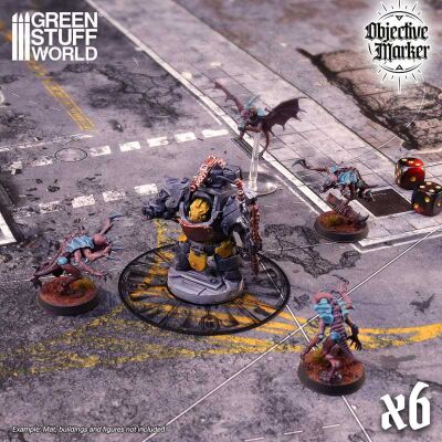 Transparente Zielmarkierungen Kill Team kompatibel Modell