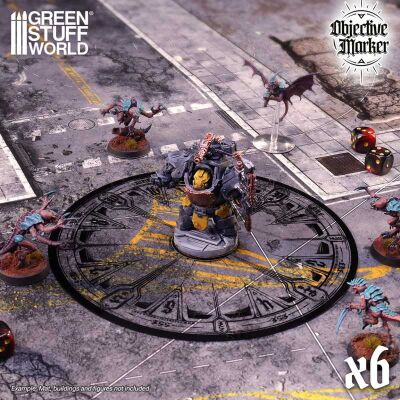 Transparente Zielmarkierungen Wh40k kompatibel Modell