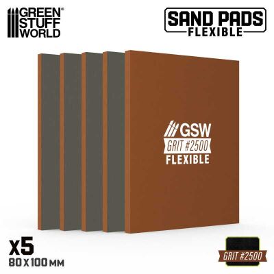 Flexible Schleifpads K&ouml;rnung 2500 Sortiment