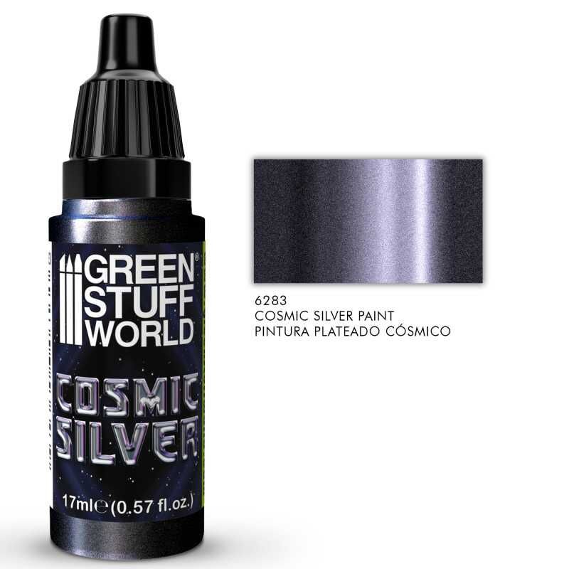 Metallic Paint Cosmic Silver (17ml)