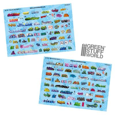 Waterslide Decals 1:160 N - Graffiti