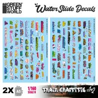 Waterslide Decals 1:160 N - Graffiti