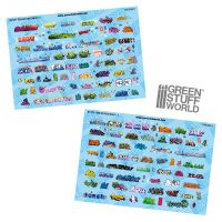 Waterslide Decals 1:160 N - Graffiti