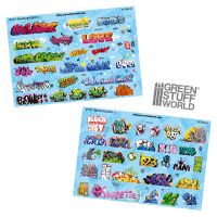 Waterslide Decals 1:87 HO - Graffiti