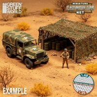 Miniatur-Tarnnetze Gr&uuml;n 1:48 Miniatur
