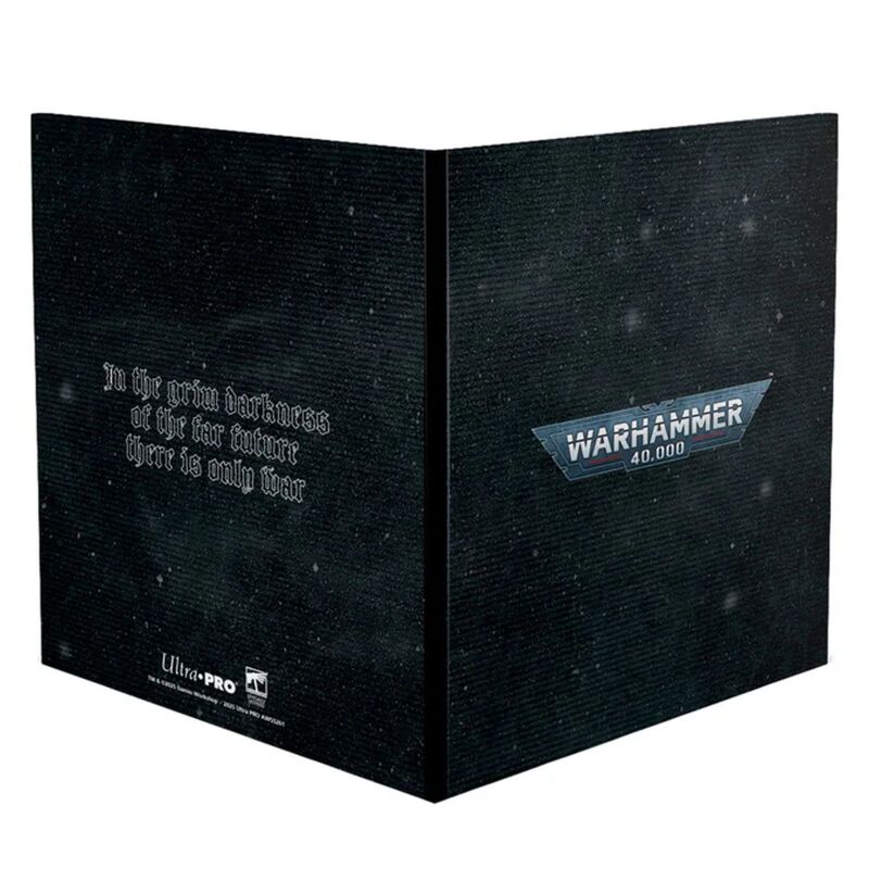 Ultra Pro - Universal Datasheet Folio for Warhammer 40k ausgeklappt