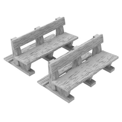 2x Kirchenbänke 1:48 Set