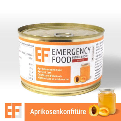 Emergency Food Basics Notration: Aprikosen Konfitüre...