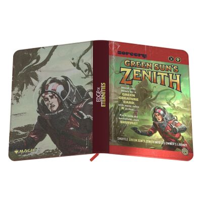Ultimate Guard Zipfolio 360 Xenoskin - Magic: The Gathering "Edge of Eternities" - Green Sun&rsquo;s Zenith