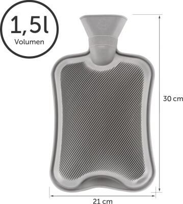 Blumtal - Graue W&auml;rmflasche "Santi" (1,5l)