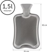 Blumtal - Graue W&auml;rmflasche "Santi" (1,5l)