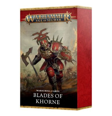 Warscroll Cards: Blades of Khorne (Englisch)