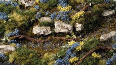 Bluebeard Flowers Diorama