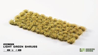 Light Green Shrubs Diorama