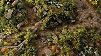 Strong Green Shrubs Inhalt