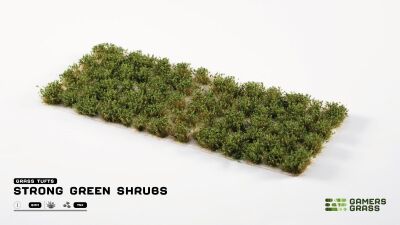 Strong Green Shrubs Diorama