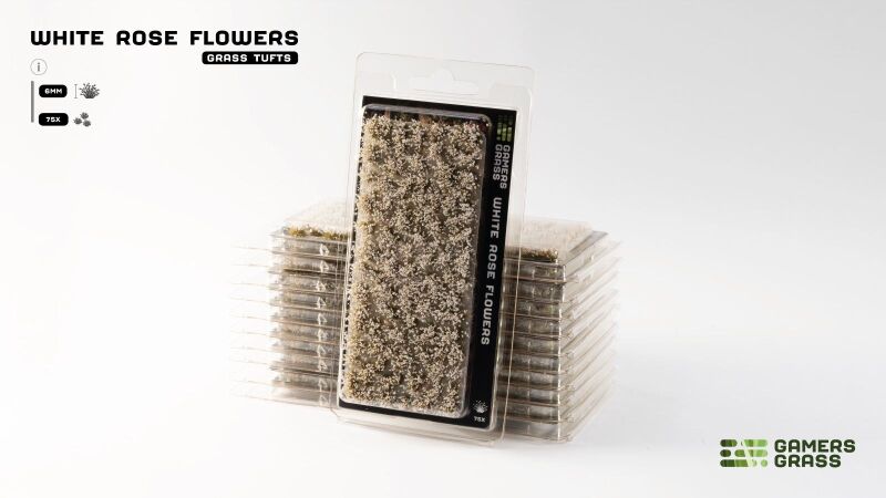 White Rose Flowers Verpackung