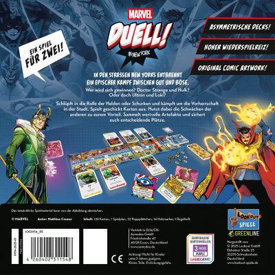 MARVEL: Duell! In New York R&uuml;ckseite