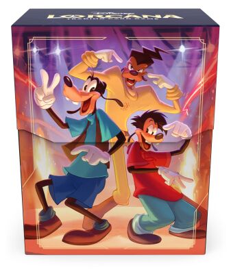 Lorcana: Mythen - Deck Box Goofy &amp; Max 80+
