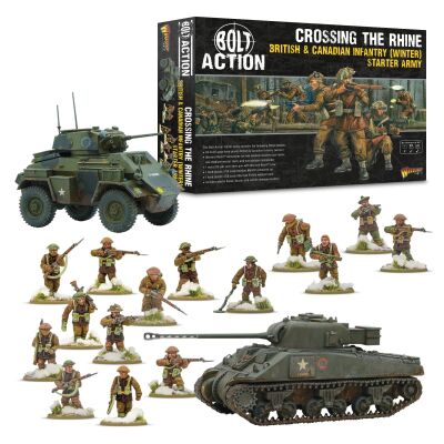 British &amp; Canadian Infantry (Winter) Starter Army Crossing The Rhine