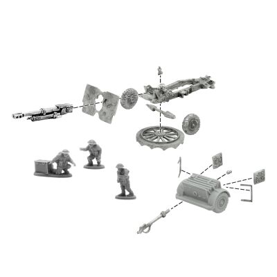 British &amp; Canadian 25 Pdr. Light Howitzer (Winter)