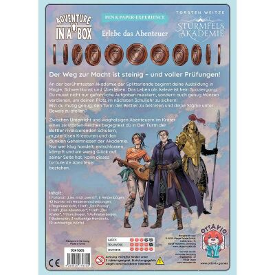 Adventure in a Box: Sturmfels Akademie &ndash; Der Turm der Bettler Front