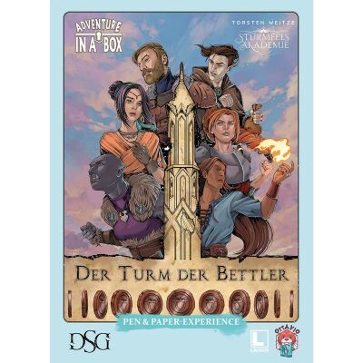Adventure in a Box: Sturmfels Akademie &ndash; Der Turm der Bettler Back