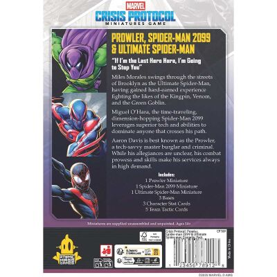 Marvel: Crisis Protocol &ndash; Prowler, Spider-Man 2099 &amp; Ultimate Spider-Man Back