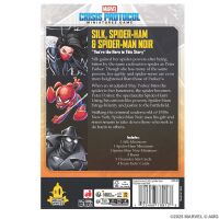 Marvel: Crisis Protocol &ndash; Silk, Spider-Ham &amp; Spider-Man Noir Character Pack Back