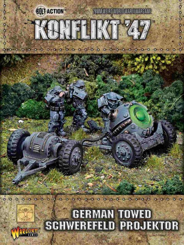 German Towed Schwerefeld Projektor Verpackung