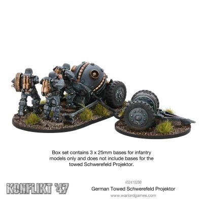 German Towed Schwerefeld Projektor Miniatur