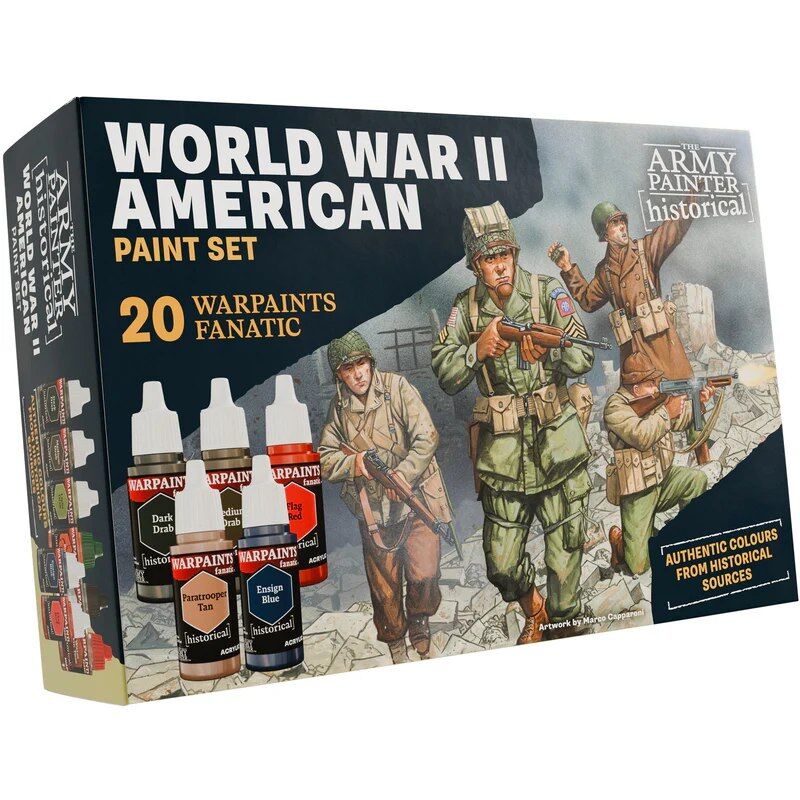 Warpaints Fanatic Historical: WWII American (20x18ml)