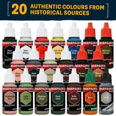 Warpaints Fanatic Historical: WWII American (20x18ml)