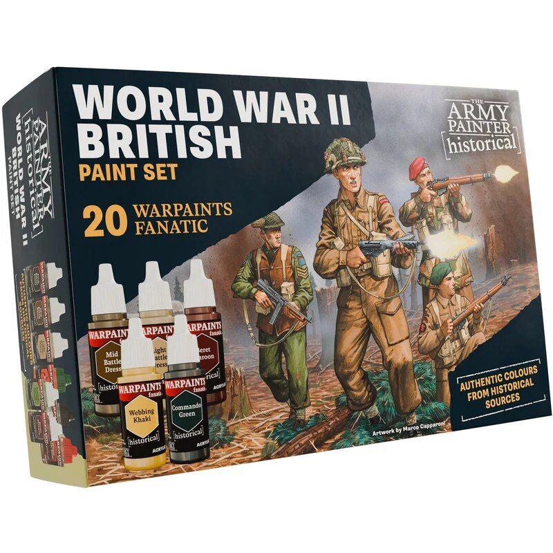 Warpaints Fanatic Historical: WWII British (20x18ml)