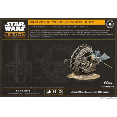 Star Wars: Legion &ndash; Grievous&rsquo; TSMEU-6 Wheel Bike