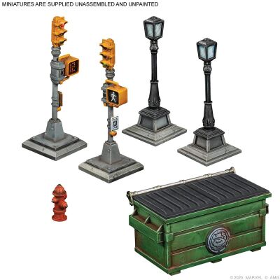 Marvel: Crisis Protocol &ndash; NYC City Block Terrain Collection