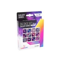 Galaxy Series - Nebula - 16 mm D6 W&uuml;rfel - Abgerundet (12)