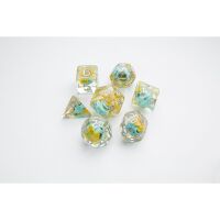 Embraced Series - Green Skull - RPG Dice Set