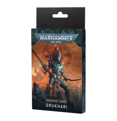 Datasheet Cards: Drukhari (Englisch)