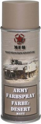 MFH Army Farbspray - Farbe: Desert, matt, RAL: 1019